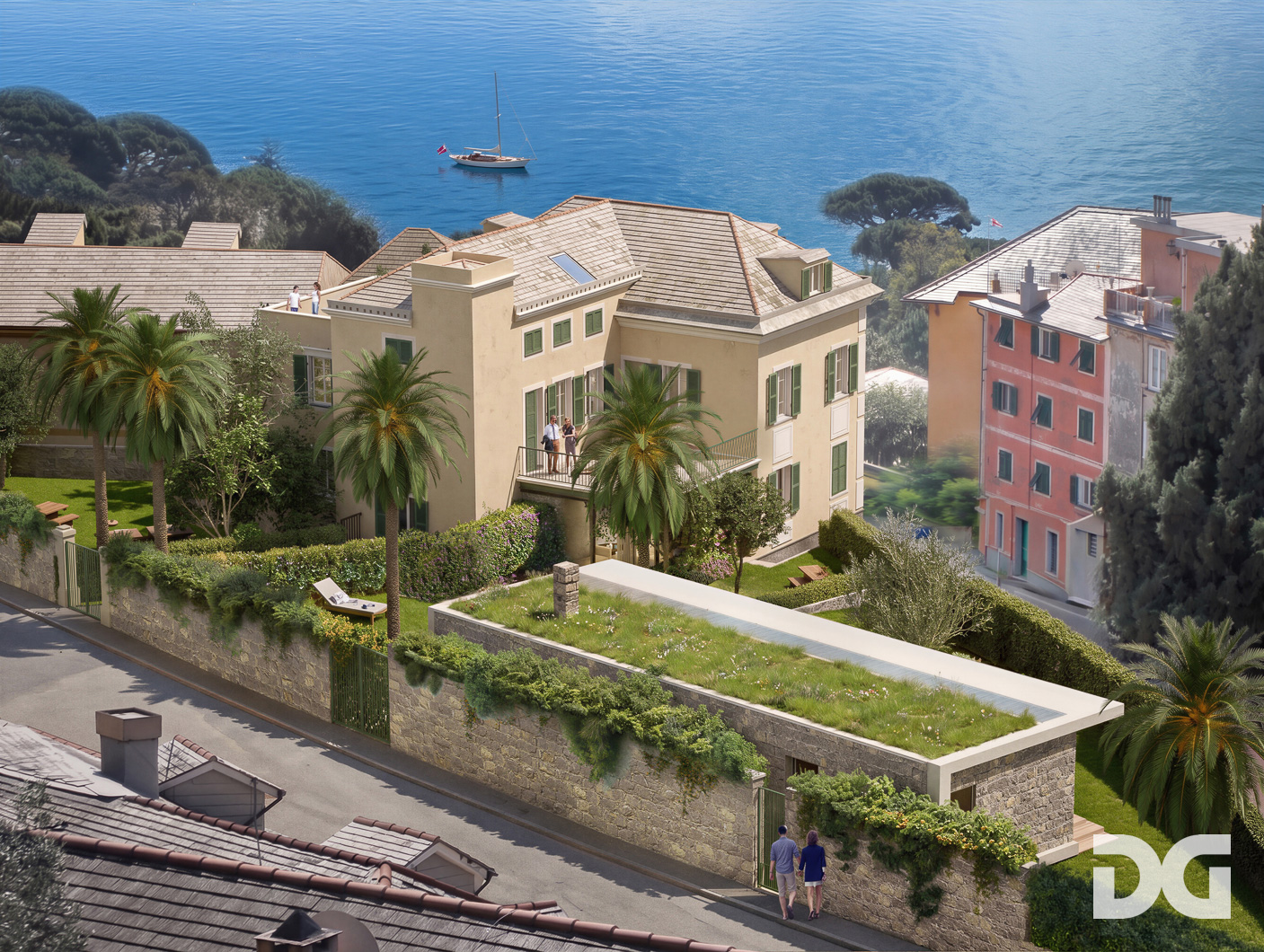 Immobiliare Del Guasta NERVI - VIA SANT’ILARIO – IN COSTRUZIONE - APPARTAMENTI, VILLETTA CON PISCINA, BOX